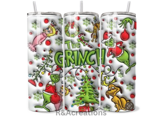 Grinch tumbler